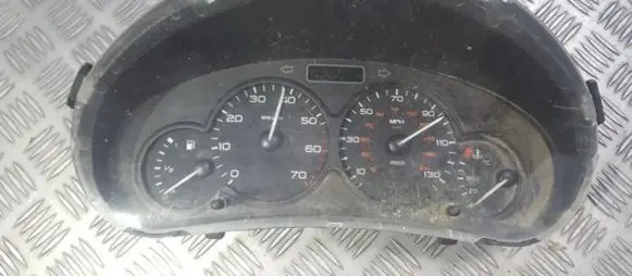 Peugeot 206 Speedometer (instrument cluster) 555000301203 DF1A17D7