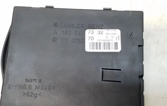 Mercedes-Benz ML W163 Comfort/convenience module A1635457332