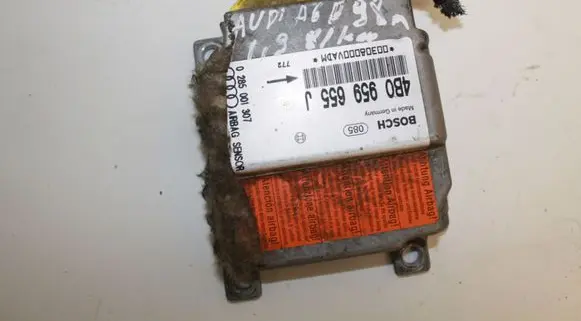 Audi A6 S6 C5 4B Airbag control unit/module 0285001307 4B0959655J