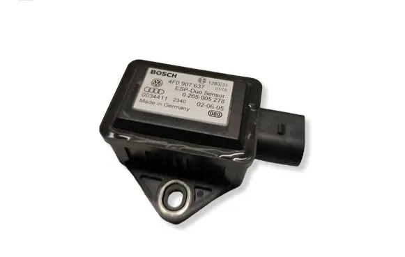 Audi A6 S6 C6 4F ESP acceleration yaw rate sensor 4F0907637 0265005278 0034411