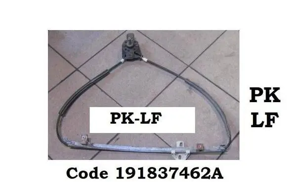Volkswagen Jetta II Front door manual window regulator 191837462A