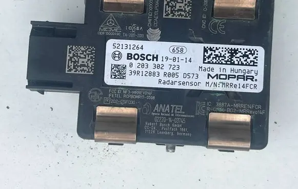 Jeep Renegade Distronic sensor radar 52131264 39R12883 0203302723