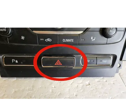 Ford Mondeo MK IV Hazard light switch BS7TALRVA 13A380AA