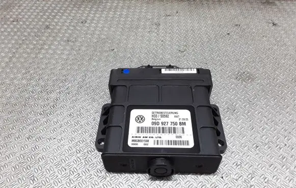 Volkswagen Touareg I Gearbox control unit/module 09D927750BM