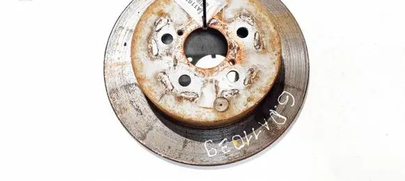 Toyota Avensis T250 Rear brake disc neventiliuojamas