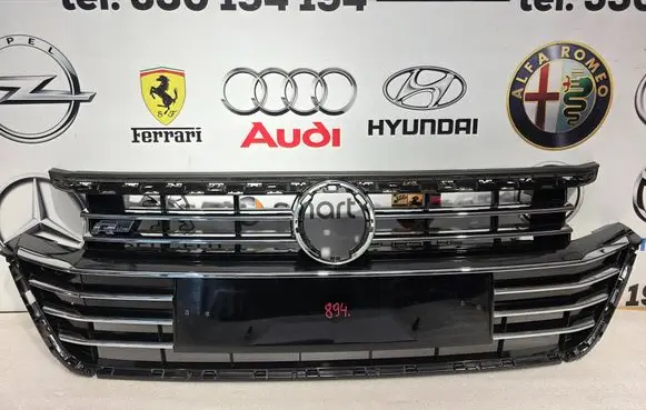 Volkswagen Arteon Front bumper upper radiator grill 3G8853655A