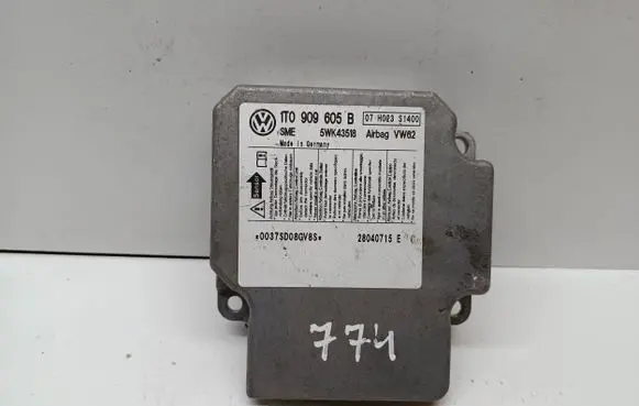 Volkswagen Touran I Airbag control unit/module 1T0909605B 5WK43518