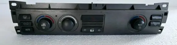 BMW 7 E65 E66 Climate control unit 6922447 64116922447