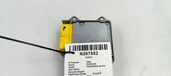 Porsche Panamera (970) Airbag control unit/module 97061820106 218737109