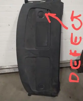 Audi S5 Facelift Parcel shelf 8T0863411