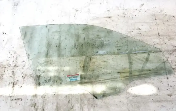 Mazda 323 Front door window glass four-door