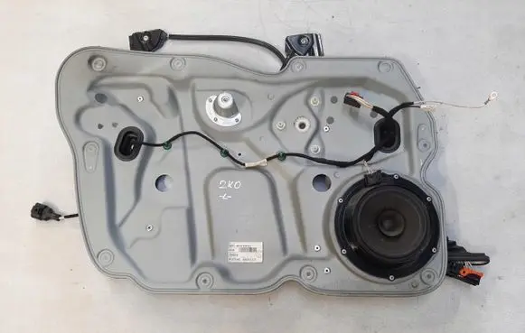 Front door window regulator with motor