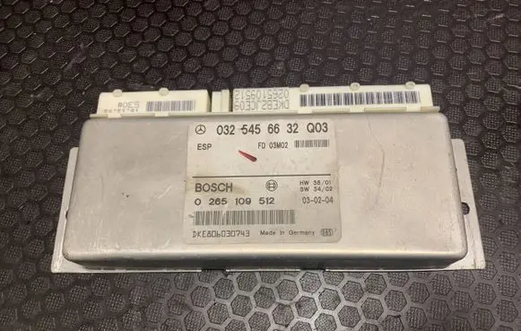 Mercedes-Benz E W211 ESP (stability system) control unit 0265109512 0325456632