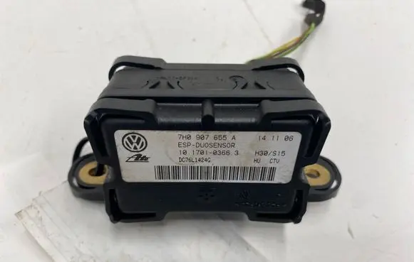 Volkswagen Touran I ESP acceleration yaw rate sensor 7H0907655A