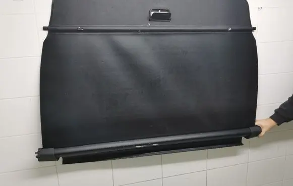 Parcel shelf load cover