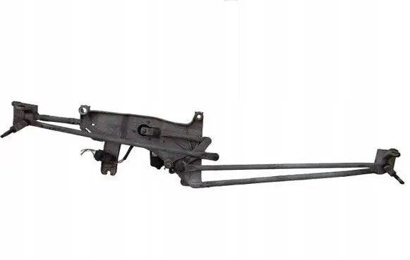 Front wiper linkage and motor