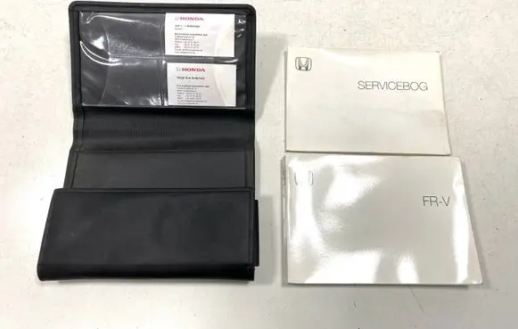 Honda FR-V Owners service history hand book 