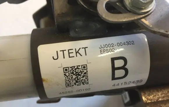 Toyota Yaris Electric power steering pump JJ002004302 44152439 452500D192