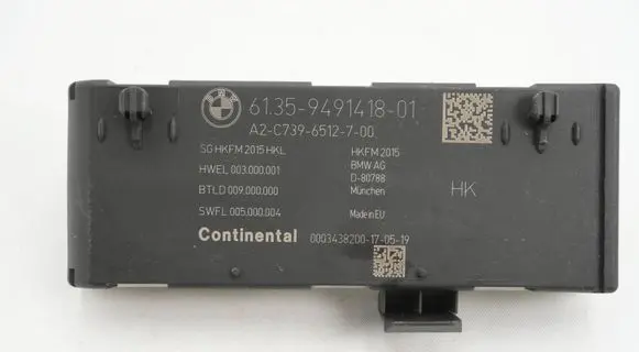 BMW X3 G01 Tailgate/trunk control unit/module 9491418