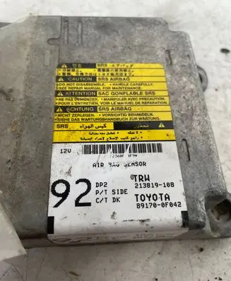 Toyota Corolla Verso AR10 Airbag control unit/module 891700F042 213819108