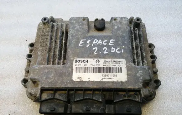 Renault Espace - Grand espace IV Engine control unit/module 8200311550 8200384493 0281011724