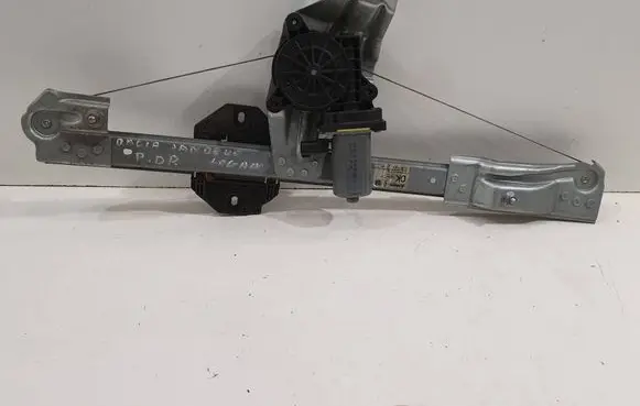 Dacia Sandero II Rear door window regulator with motor 807209299R