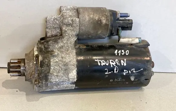 Volkswagen Touran I Starter motor 0001123016 02E911023H