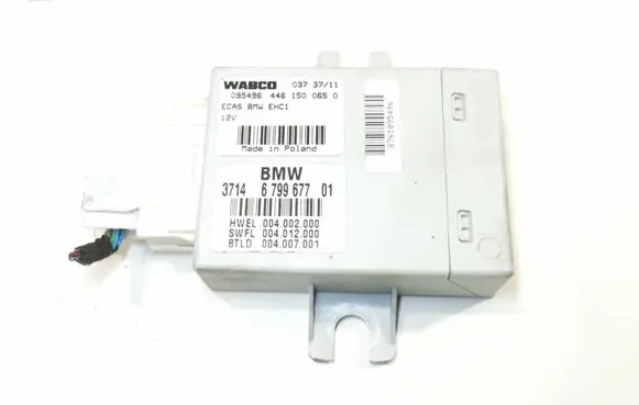 BMW 5 F10 F11 Air suspension control unit module (rear) 6799677 37146799677