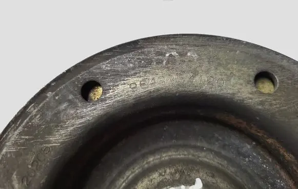 Peugeot 407 Crankshaft pulley 9643354180