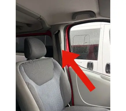 Opel Vivaro (B) pillar trim (top) 91169451 8200031578 8200015125