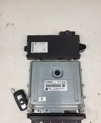BMW 3 E90 E91 Engine ECU kit and lock set 8510221 9237047 0281016838