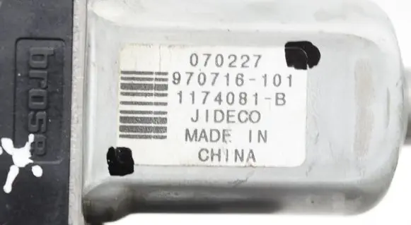 Volvo S80 Rear door window regulator motor 970716101