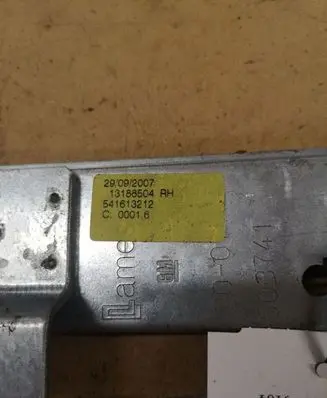 Opel Corsa D Rear door manual window regulator 503741 13188504