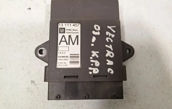 Opel Vectra C Door central lock control unit/module 5WK46002 13111457