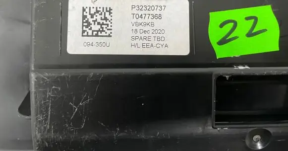 Volvo XC40 Speedometer (instrument cluster) P32320737 T0477368 094359U