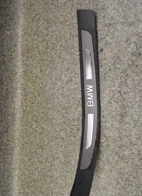 BMW 7 E65 E66 Rear sill trim cover 7051874 8223554