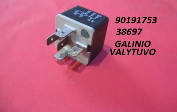 Opel Zafira A Window wiper relay 90191753 38697