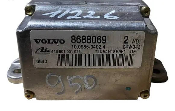 Volvo S80 ESP acceleration yaw rate sensor 8688069
