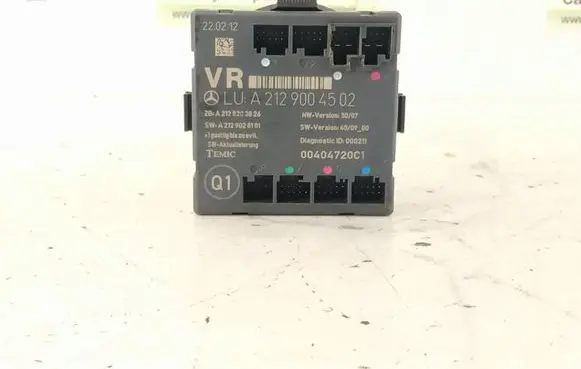 Mercedes-Benz C W204 Door control unit/module A2129004502 2129004502