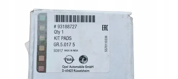 Opel Astra G Brake pads (rear) 