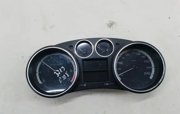 Peugeot 308 Speedometer (instrument cluster) 9665107380