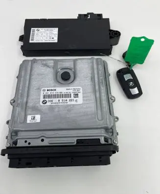 BMW 3 E90 E91 Engine ECU kit and lock set 8510221 9237047