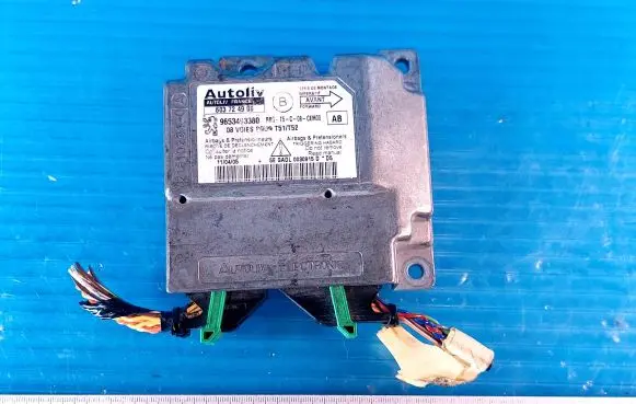 Peugeot 307 Airbag control unit/module 9653493380 603724900 0030915D