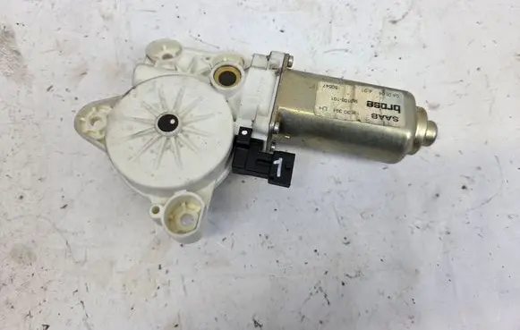 Saab 9-3 Ver2 Rear door window regulator with motor 12830391