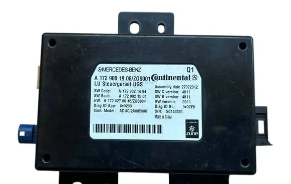 Mercedes-Benz GL X166 Comfort/convenience module A1729001906 A1729021404 A1729021504