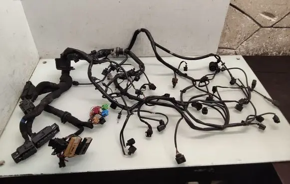 Engine installation wiring loom