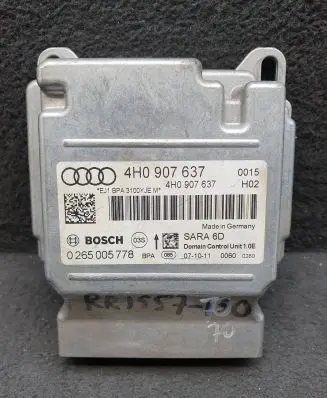Audi A8 S8 D4 4H ESP acceleration yaw rate sensor 4H0907637 0265005778