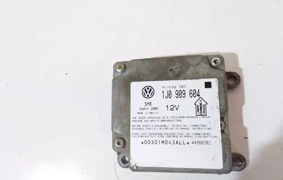 Volkswagen PASSAT B5 Airbag control unit/module 1J0909604