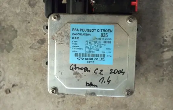 Citroen C2 Power steering control unit/module 9653783580