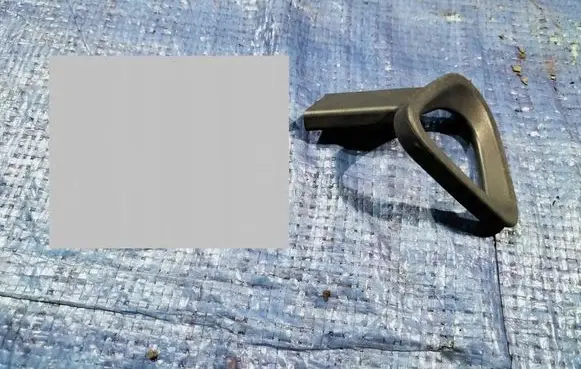 Mercedes-Benz CLK A209 C209 Seat belt adjustment rail A2098680222